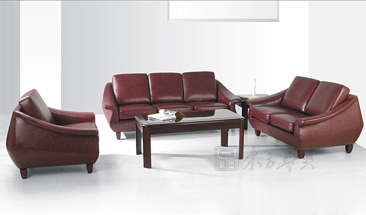 Office Sofa|Traditional Leather Sofa|Office Furniture|Traditional Leather Sofa|真皮沙发 CG-CTZPSF-19