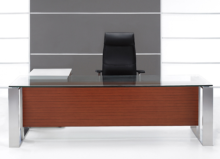 Office Desk|Glass Executive Desk|Office Furniture|Glass Executive Desk|玻璃大班台 CG-EA2-D02