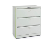 Horizontal 3-drawer cabinetCG-KP-L-3A-G_Office Furniture_Stand Filing Cabinet_Steel Furniture