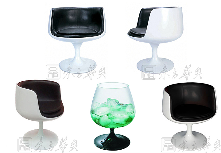 现代经典休闲椅|塑料休闲椅|办公家具|酒杯椅|休闲椅,郁金香椅,玻璃钢椅