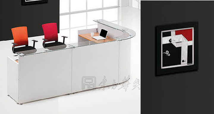 Office Screen|Front Desk|Office Furniture||板式前台,前台