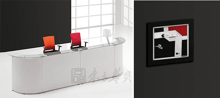 Office Screen|Front Desk|Office Furniture||板式前台,前台