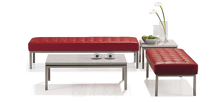 办公沙发|休闲沙发|办公家具|弗罗伦斯条形沙发|条形沙发,条凳,设计师椅